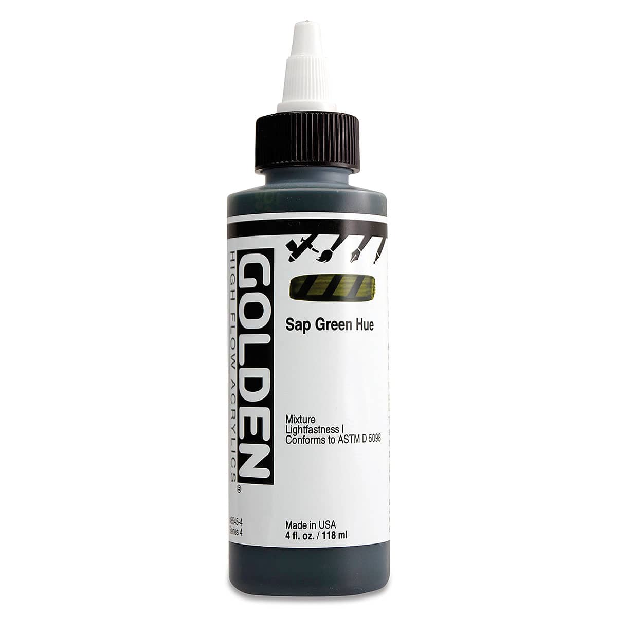 Golden High Flow Acrylics - Sap Green Hue, 4 oz bottle