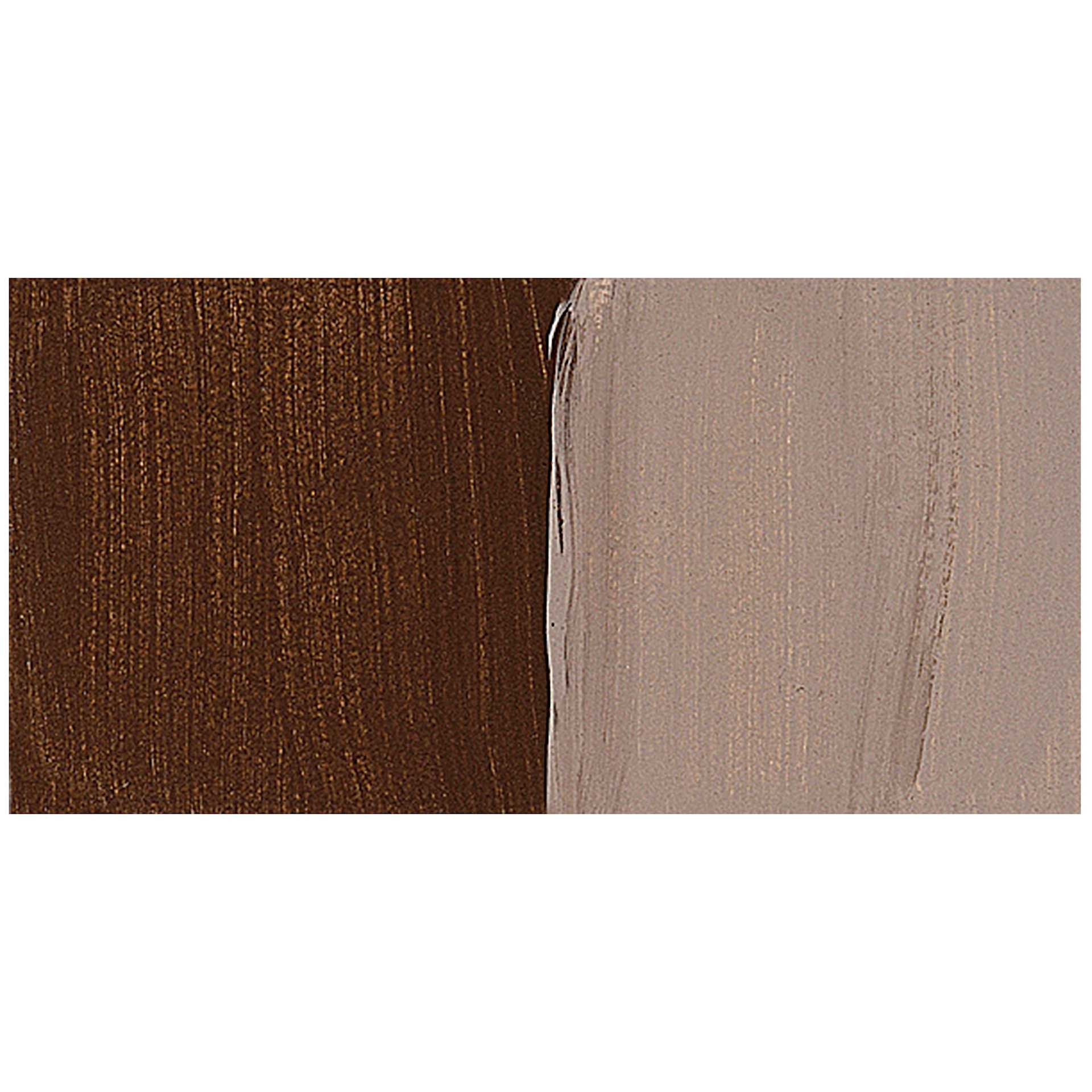 Utrecht Fluid Acrylics - Burnt Umber, swatch