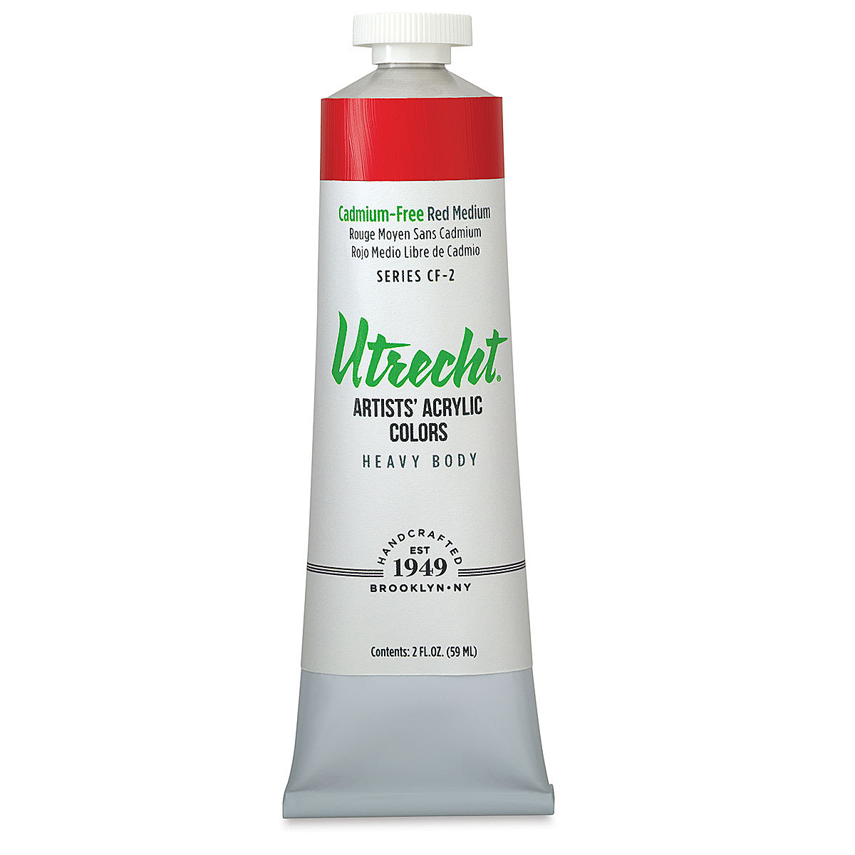 Utrecht Artists' Acrylic Colors - Cadmium-Free Red Medium