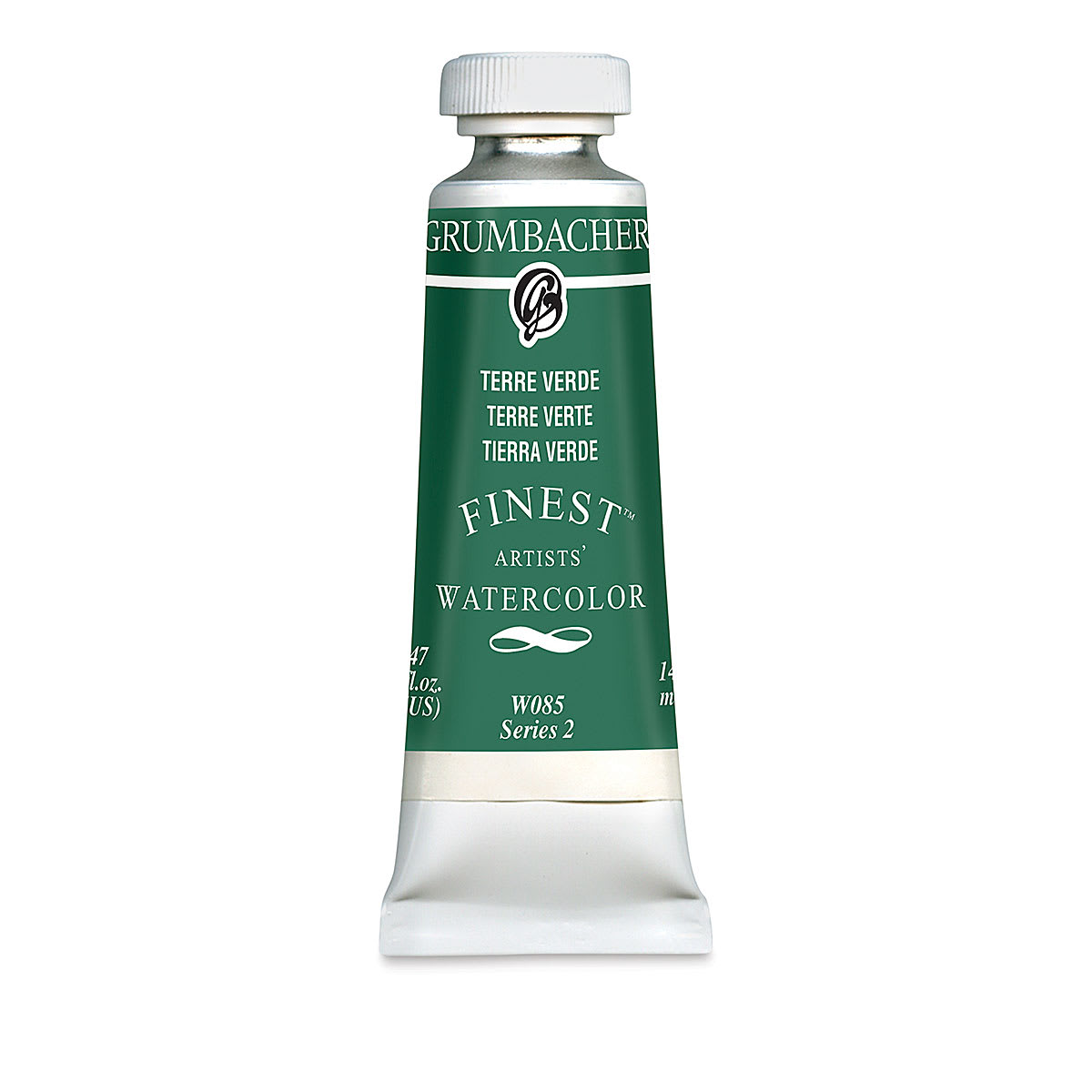 Grumbacher Finest Artists' Watercolor - Terre Verde, 14 ml tube