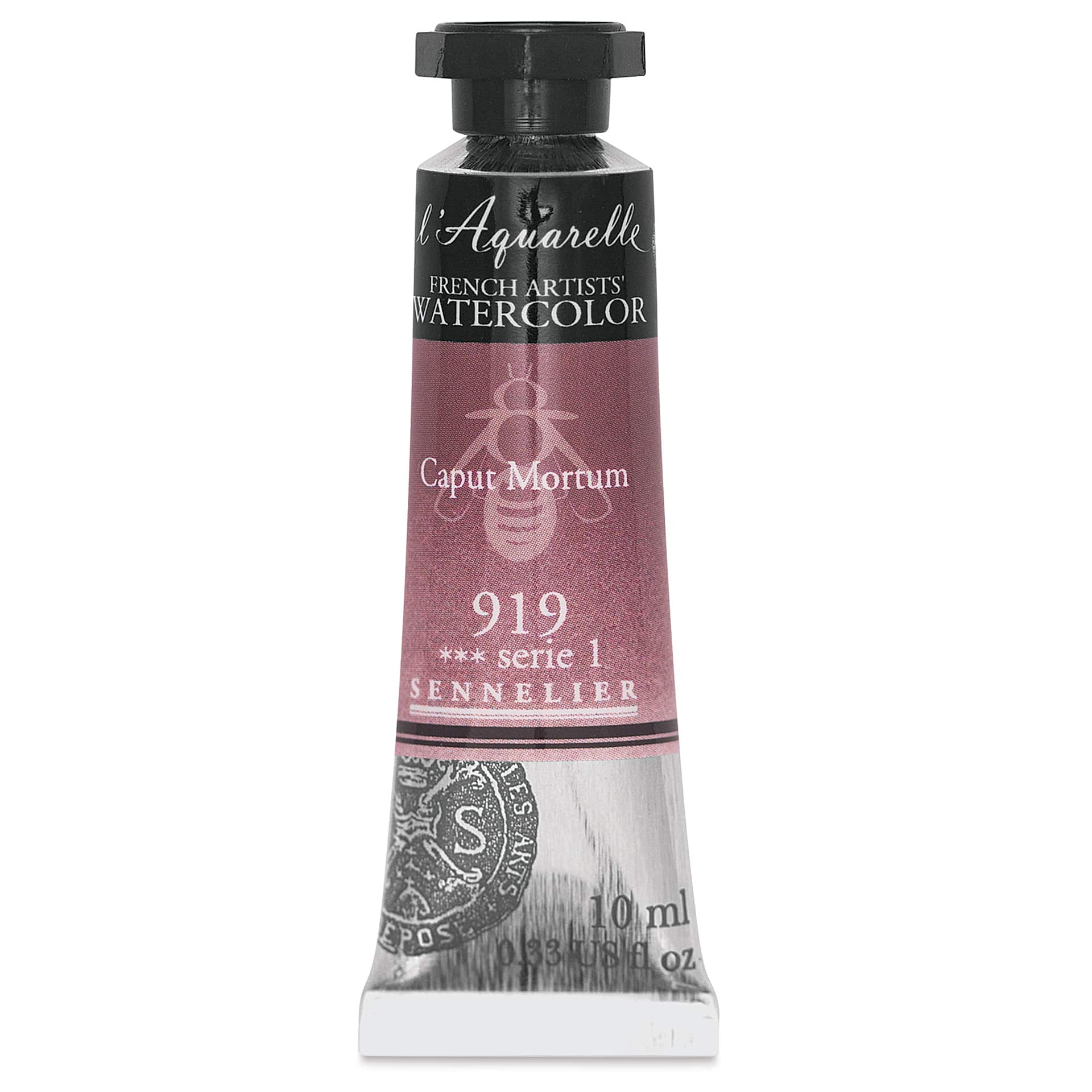 Sennelier French Artists' Watercolor - Caput Mortum, 10 ml, Tube