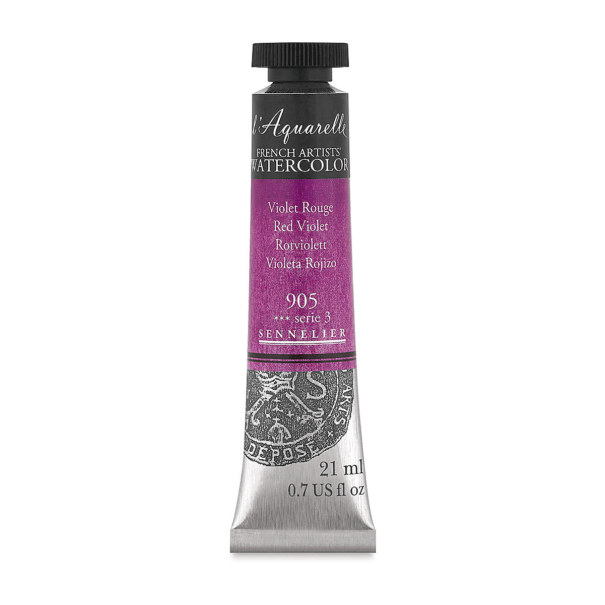 Sennelier French Artists' Watercolor - Red Violet, 21 ml Tube