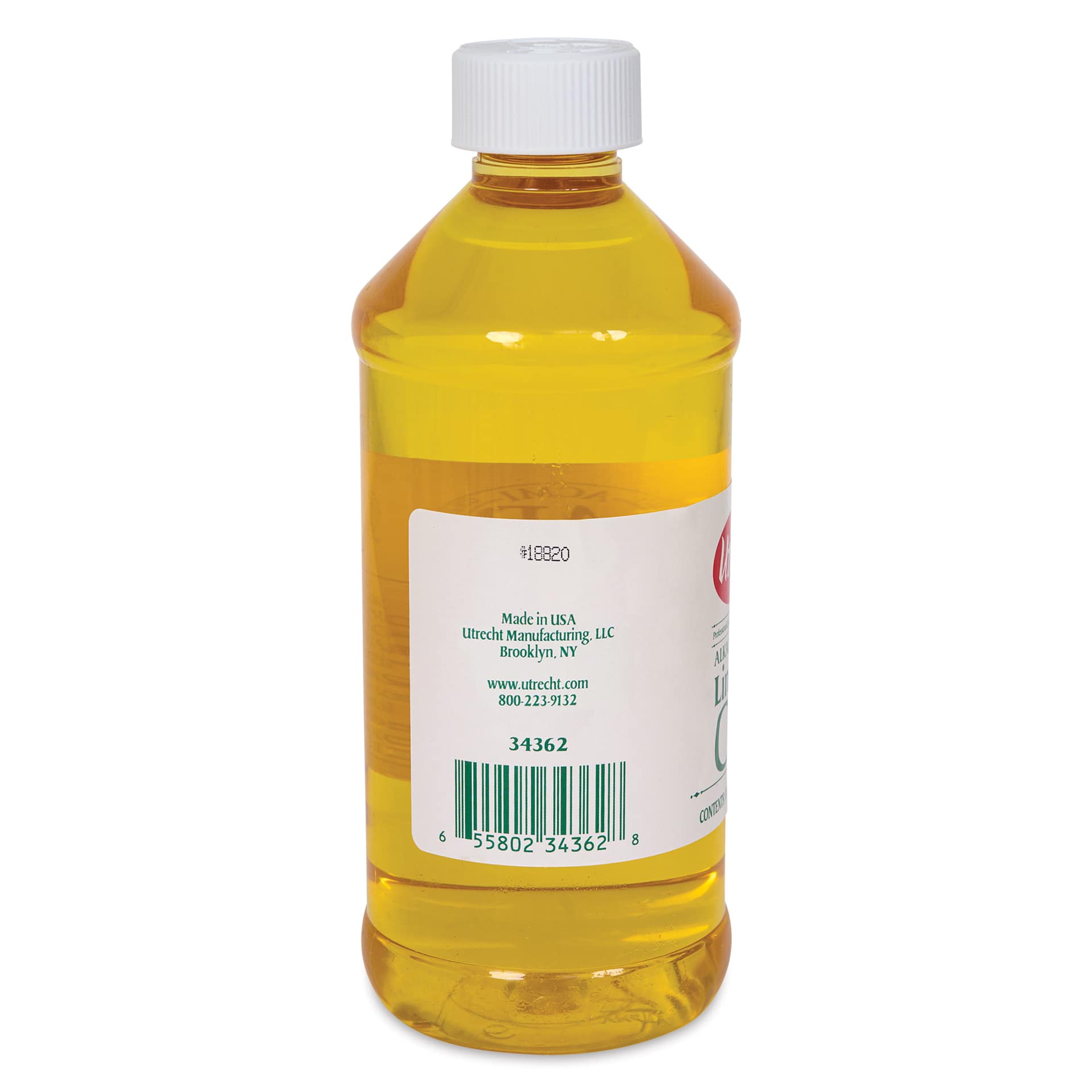 Utrecht Linseed Oil - Pint side view