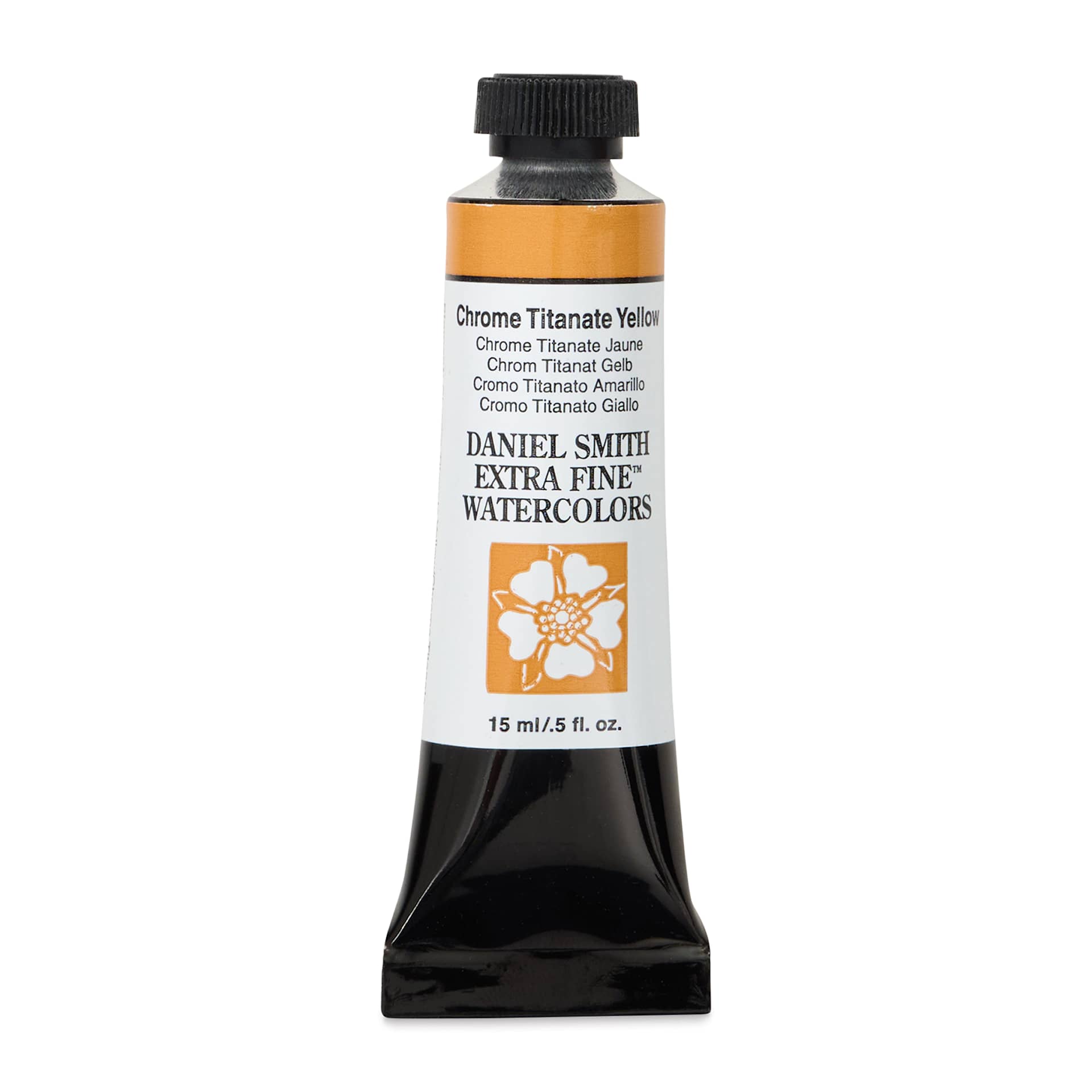 Daniel Smith Extra Fine Watercolor - Chrome Titanate Yellow, 15 ml Tube