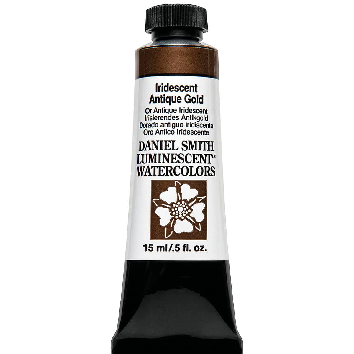 Daniel Smith Luminescent Watercolor - Iridescent Antique Gold, 15 ml, Tube