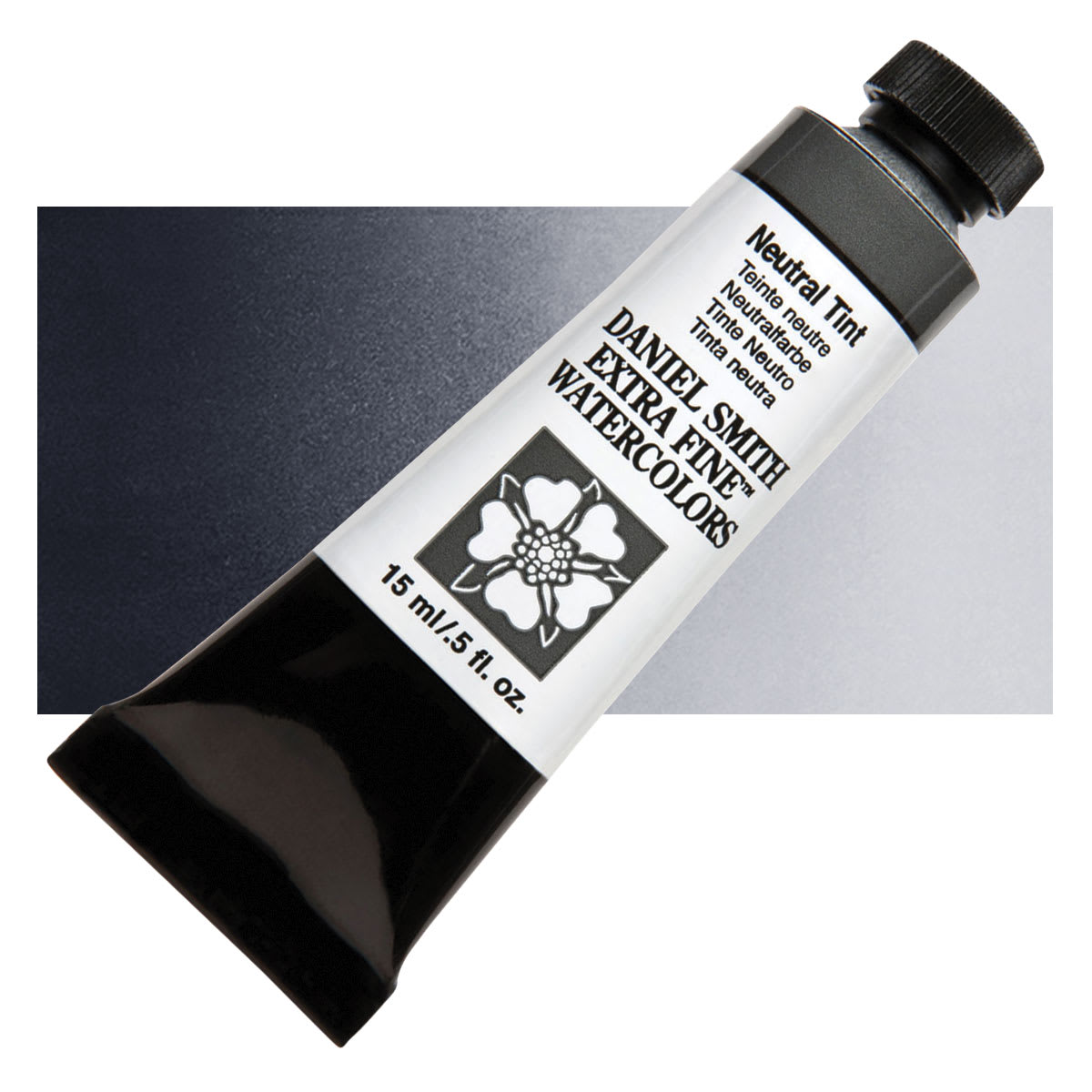 Daniel Smith Extra Fine Watercolor - Neutral Tint, 15 ml Tube and swatch
