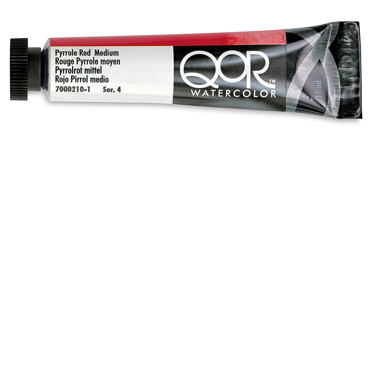 QoR Modern Watercolors - Pyrrole Red Medium, 11 ml tube