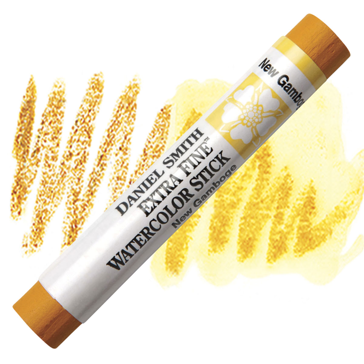 Daniel Smith Watercolor Stick - New Gamboge stick and swatch