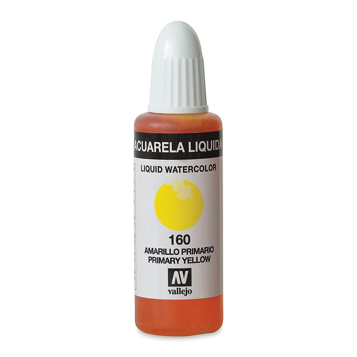 Vallejo Liquid Watercolor - Primary Yellow, 32 ml