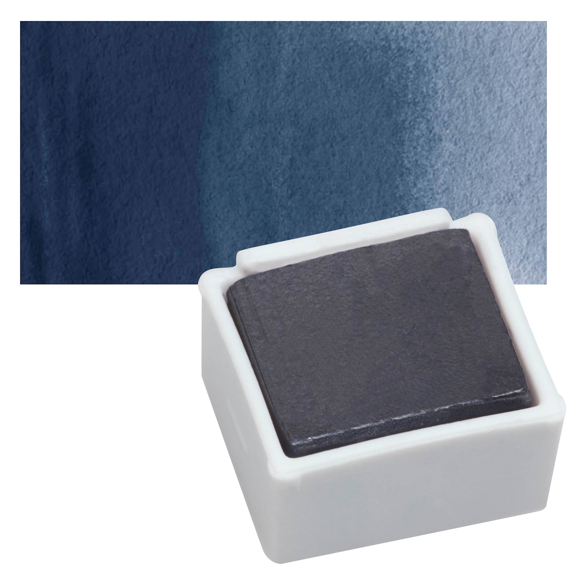 Derwent Graphitint Paint Pan - Dark Indigo pan and swatch