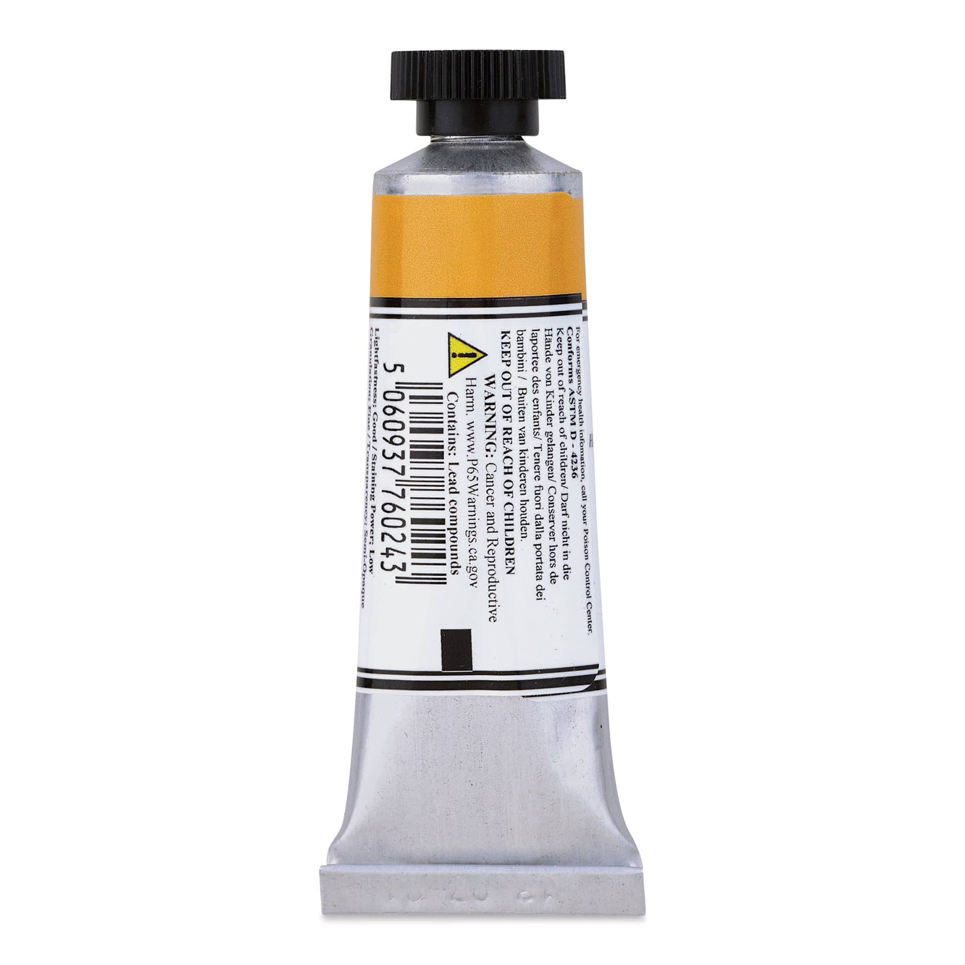 Michael Harding Artists Watercolor - Raw Sienna Dark, 15 ml back