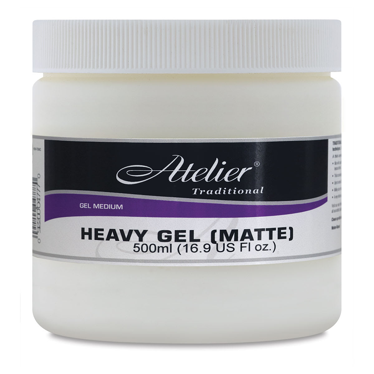 Chroma Atelier Heavy Gel - Front of 500 ml Matte Jar