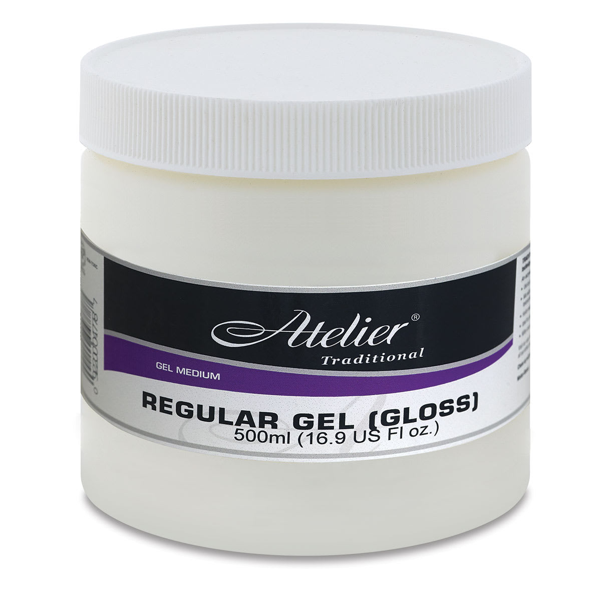 Chroma Atelier Regular Gel - Front of 500 ml Gloss Jar