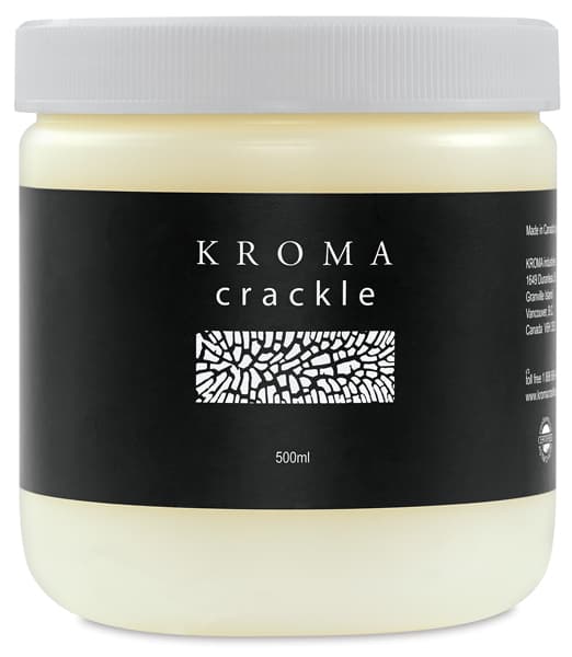 Kroma Crackle - Front of 500 ml jar shown