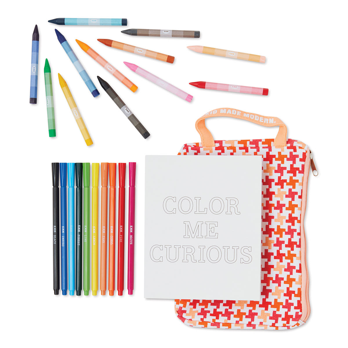 Kid Made Modern On-The-Go Coloring Kit