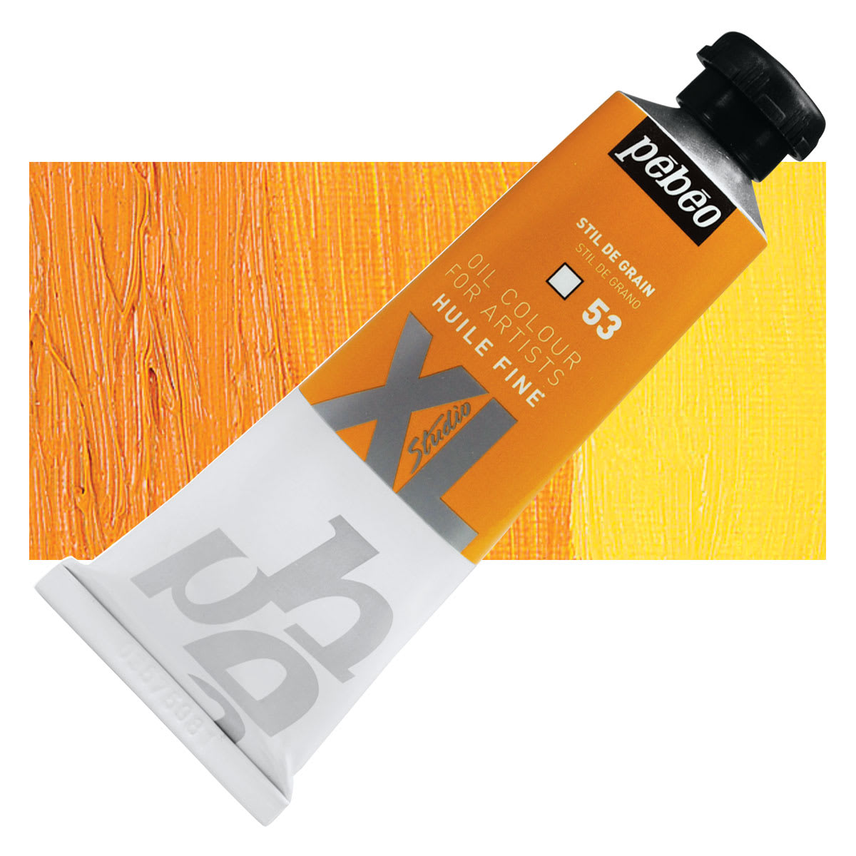 Pebeo XL Studio Oil Paint - Stil De Grain, 37 ml tube and swatch