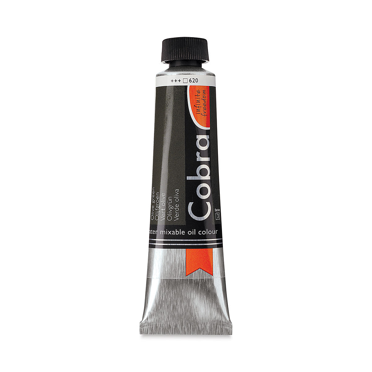 Cobra Artist Water Mixable Oil Paint - Olive Green, 40 ml tube