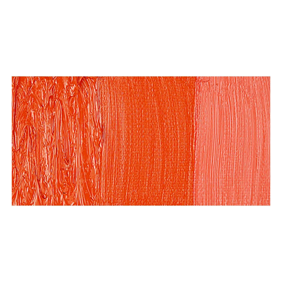 Royal Talens Cobra Water Mixable Oil Paint - Cadmium Red Light swatch