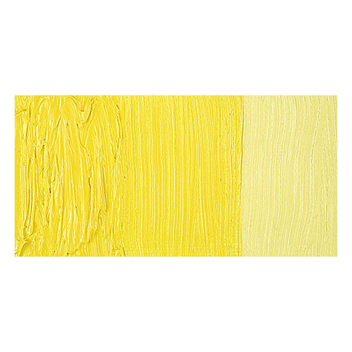 Royal Talens Cobra Water Mixable Oil Paint - Permanent Lemon Yellow swatch