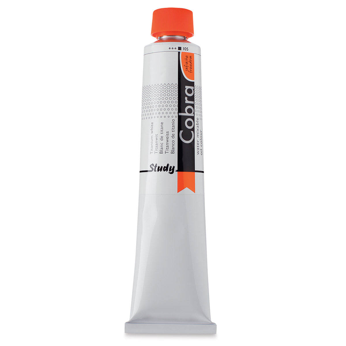 Royal Talens Cobra Study Water Mixable Oil Colors - Titanium White, 200 ml tube