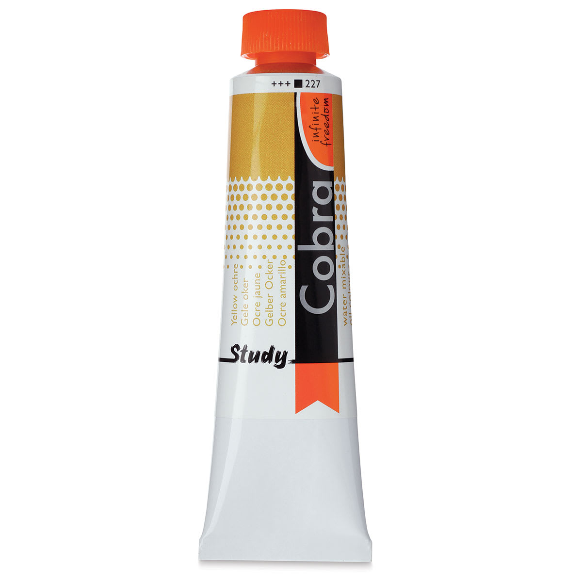 Royal Talens Cobra Study Water Mixable Oil Colors - Yellow Ochre, 40 ml tube