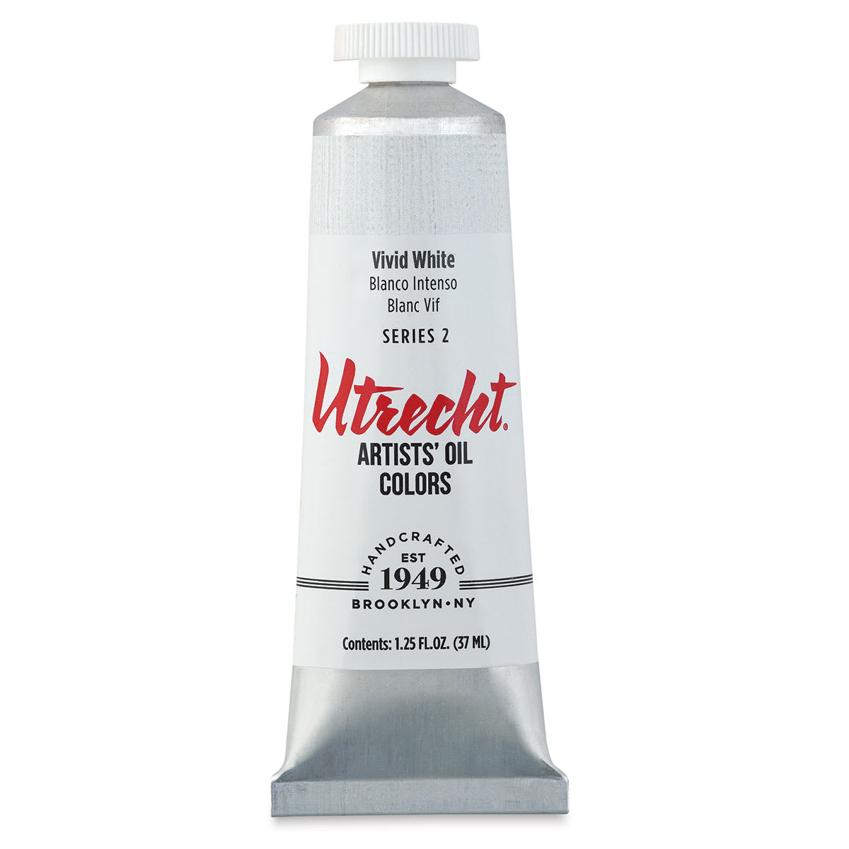 Utrecht Artists' Oil Paint - Vivid White, 37 ml, Tube