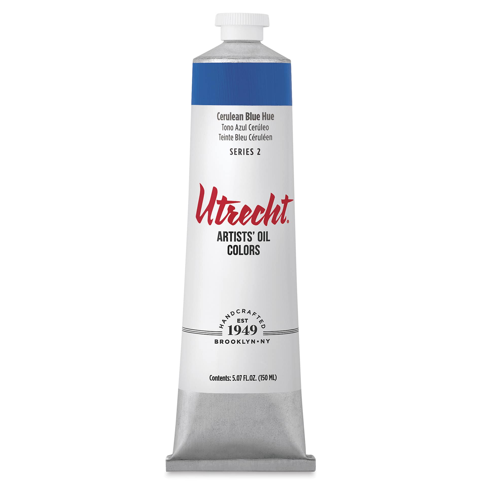 Utrecht Artists' Oil Paint - Cerulean Blue Hue, 150 ml tube