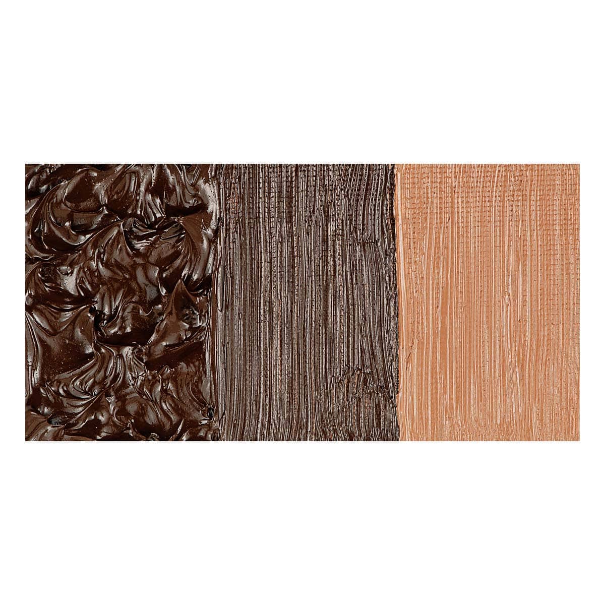 Daler-Rowney Georgian Water Mixable Oil Paint - Burnt Umber swatch