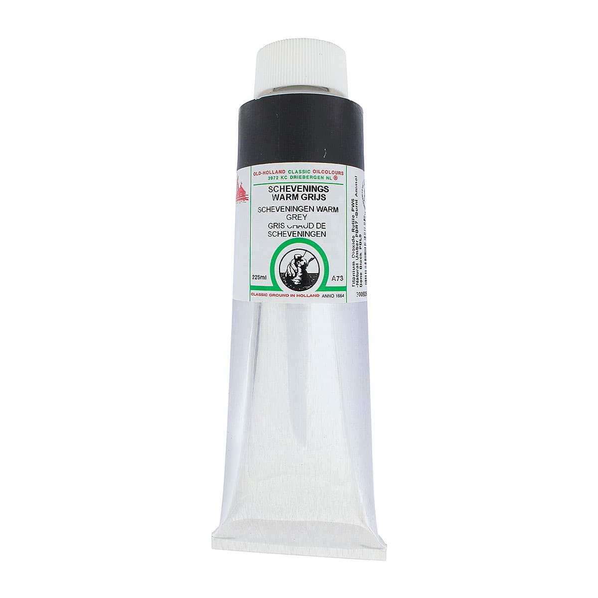Old Holland Classic Oil Color - Scheveningen Warm Grey, 225 ml tube