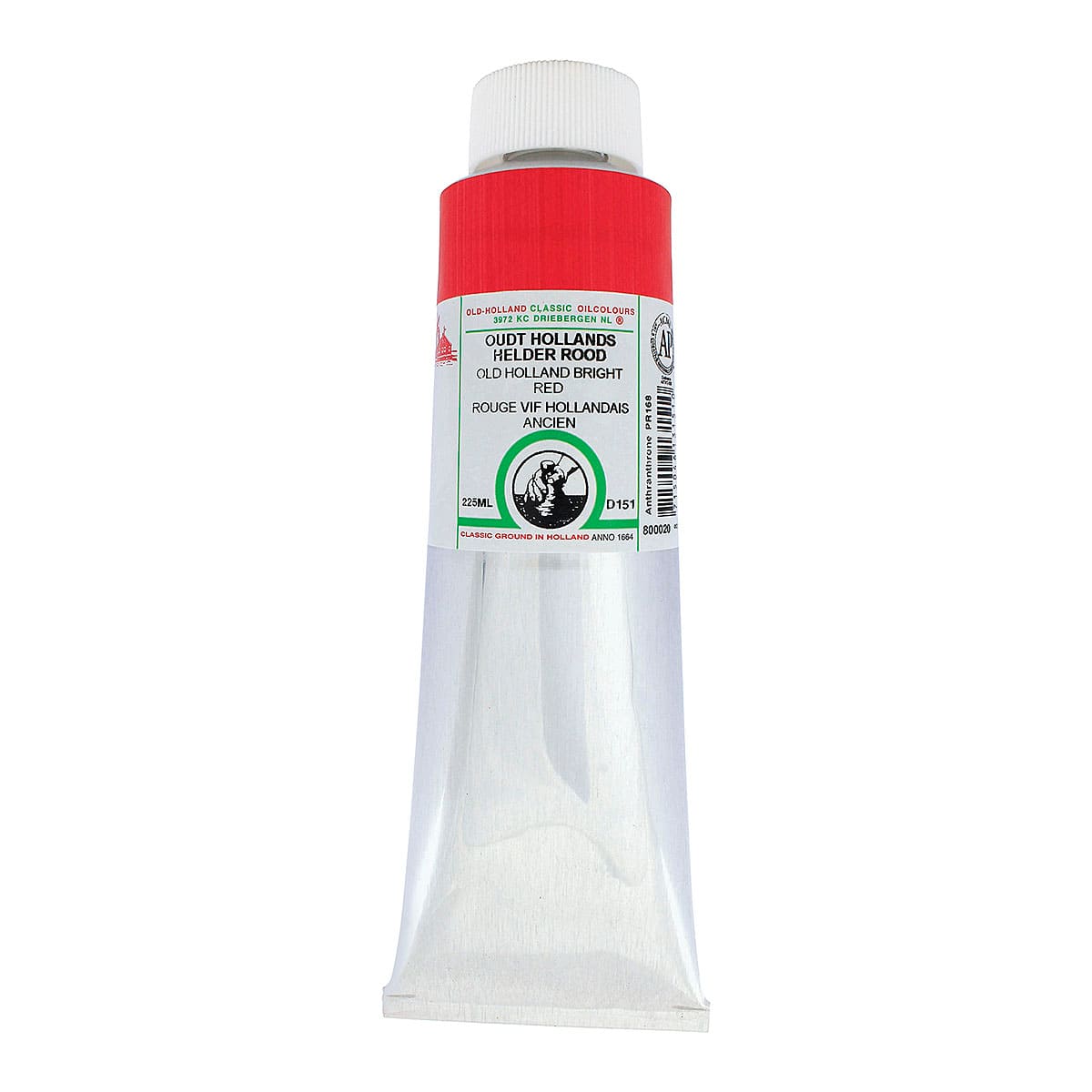 Old Holland Classic Oil Color - Old Holland Bright Red, 225 ml tube
