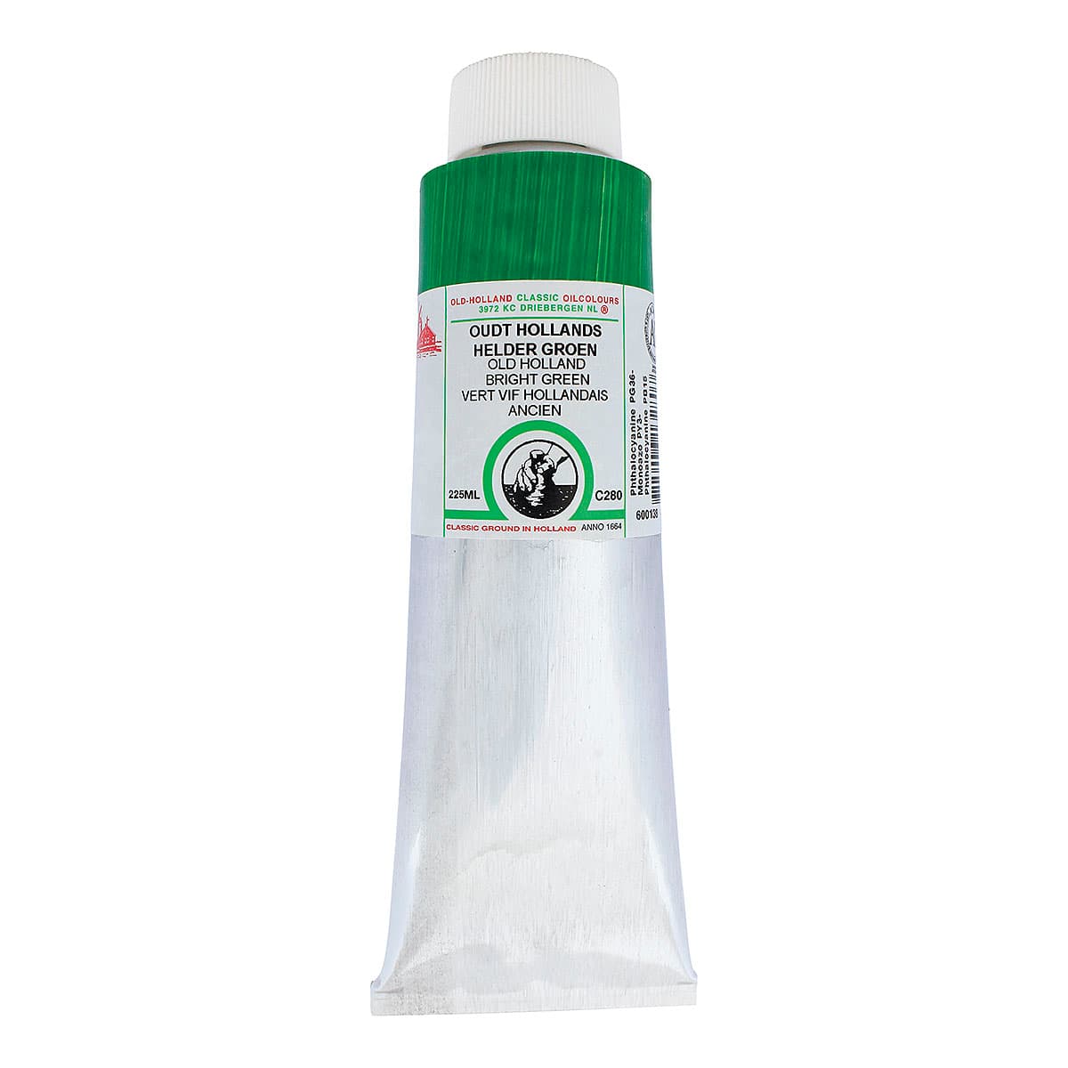 Old Holland Classic Oil Color - Old Holland Bright Green, 225 ml tube