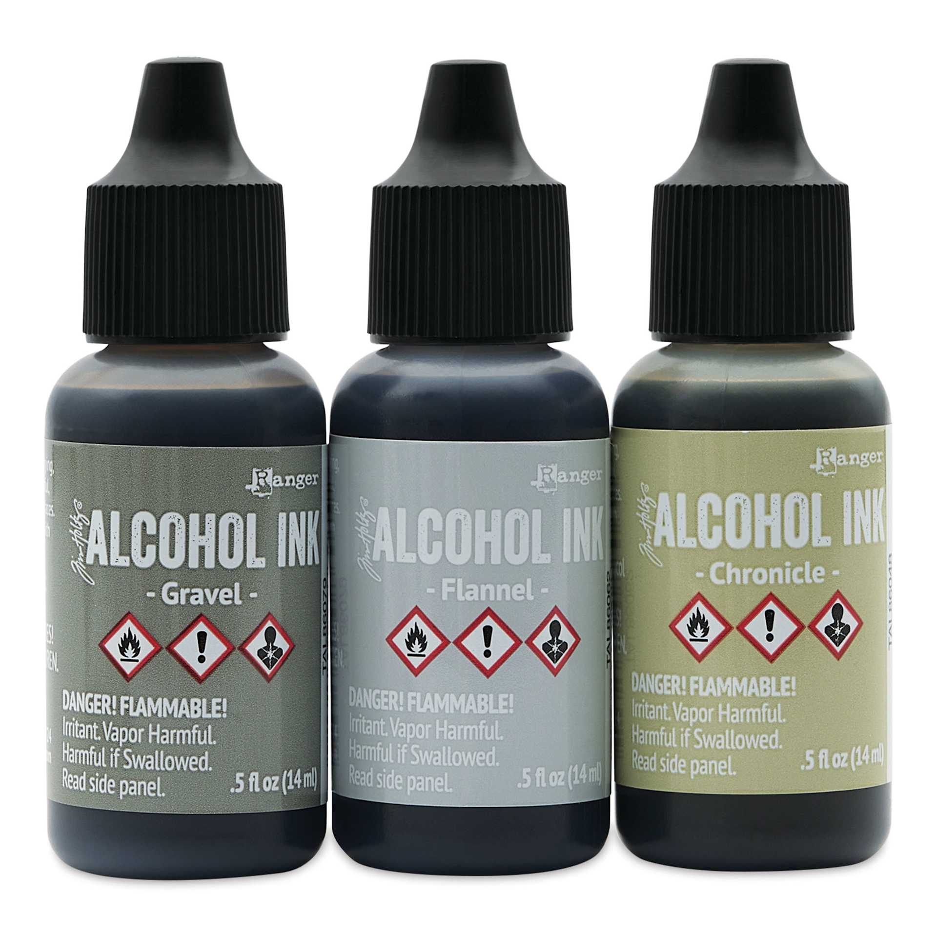 Ranger Tim Holtz Alcohol Ink - Crossroads, Set of 3, 05 oz, bottles