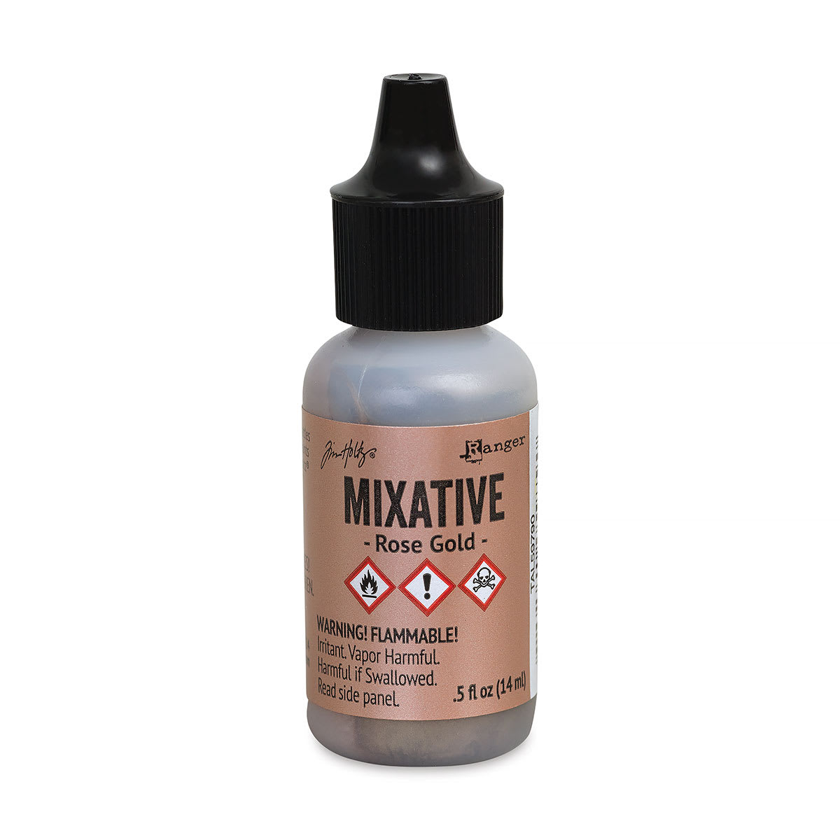 Ranger Tim Holtz Alcohol Ink Mixative - Rose Gold, 0.5 oz