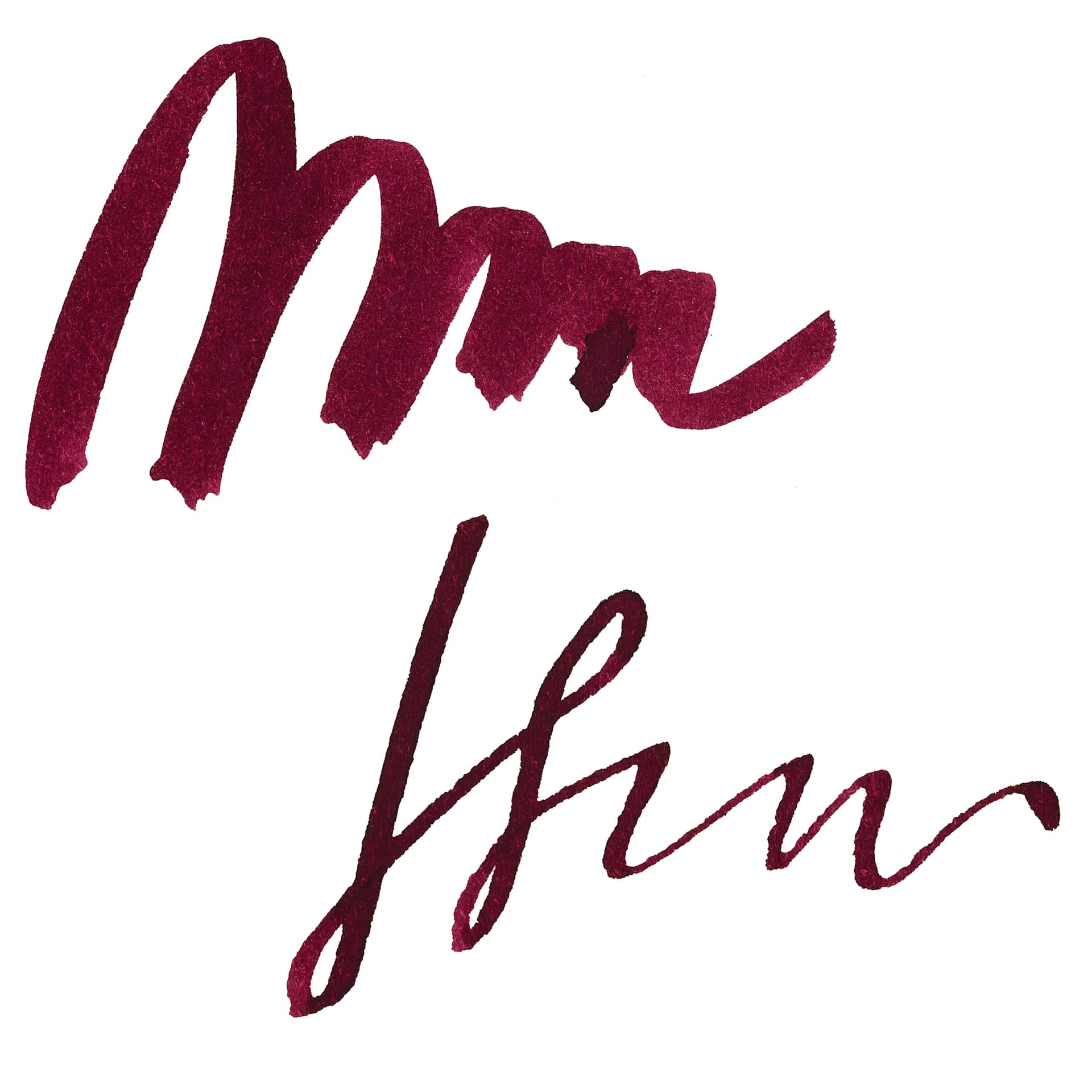 Tom's Studio Fountain Pen Ink - Mulberry, swatch