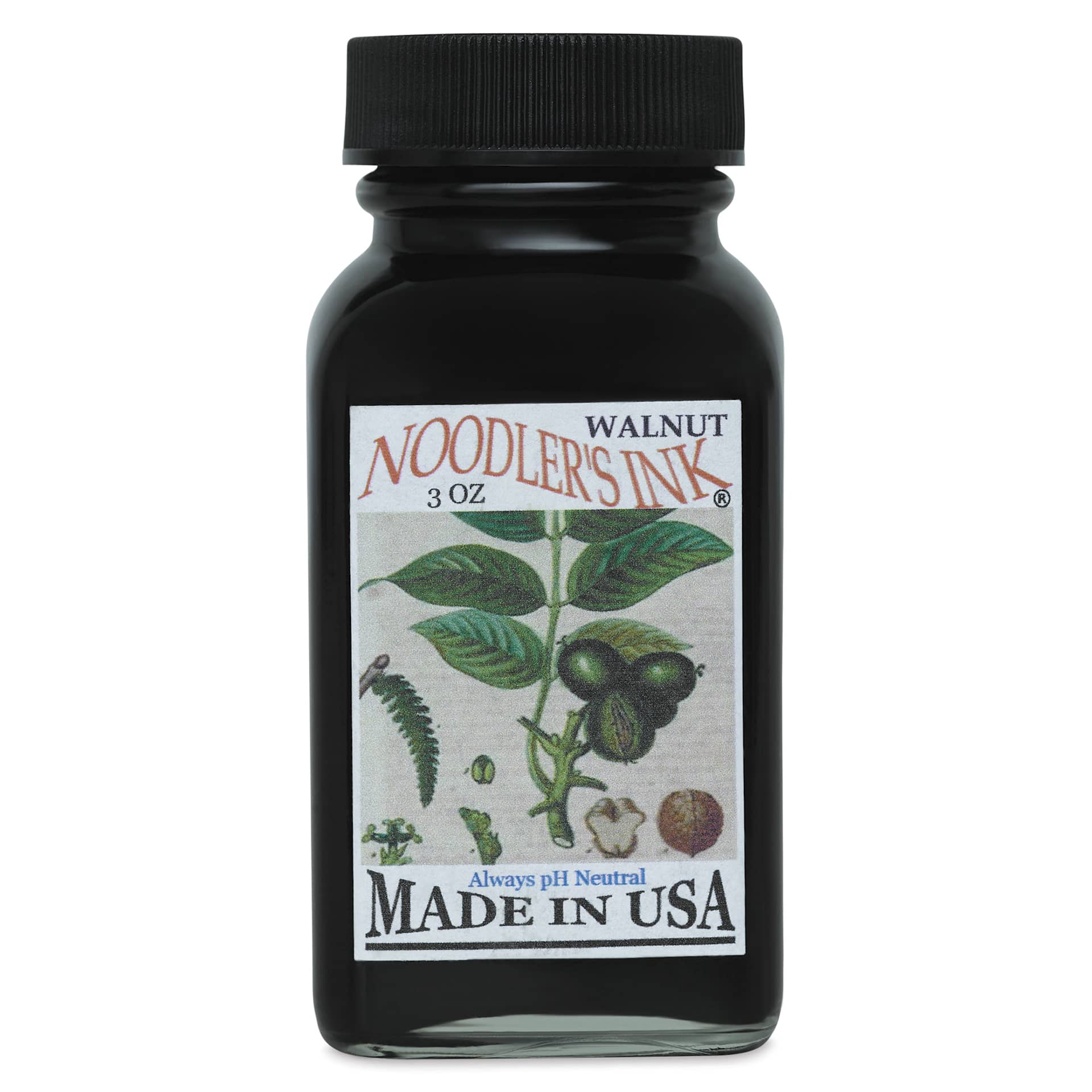 Noodler's Ink Fountain Pen Ink - Walnut, bottle