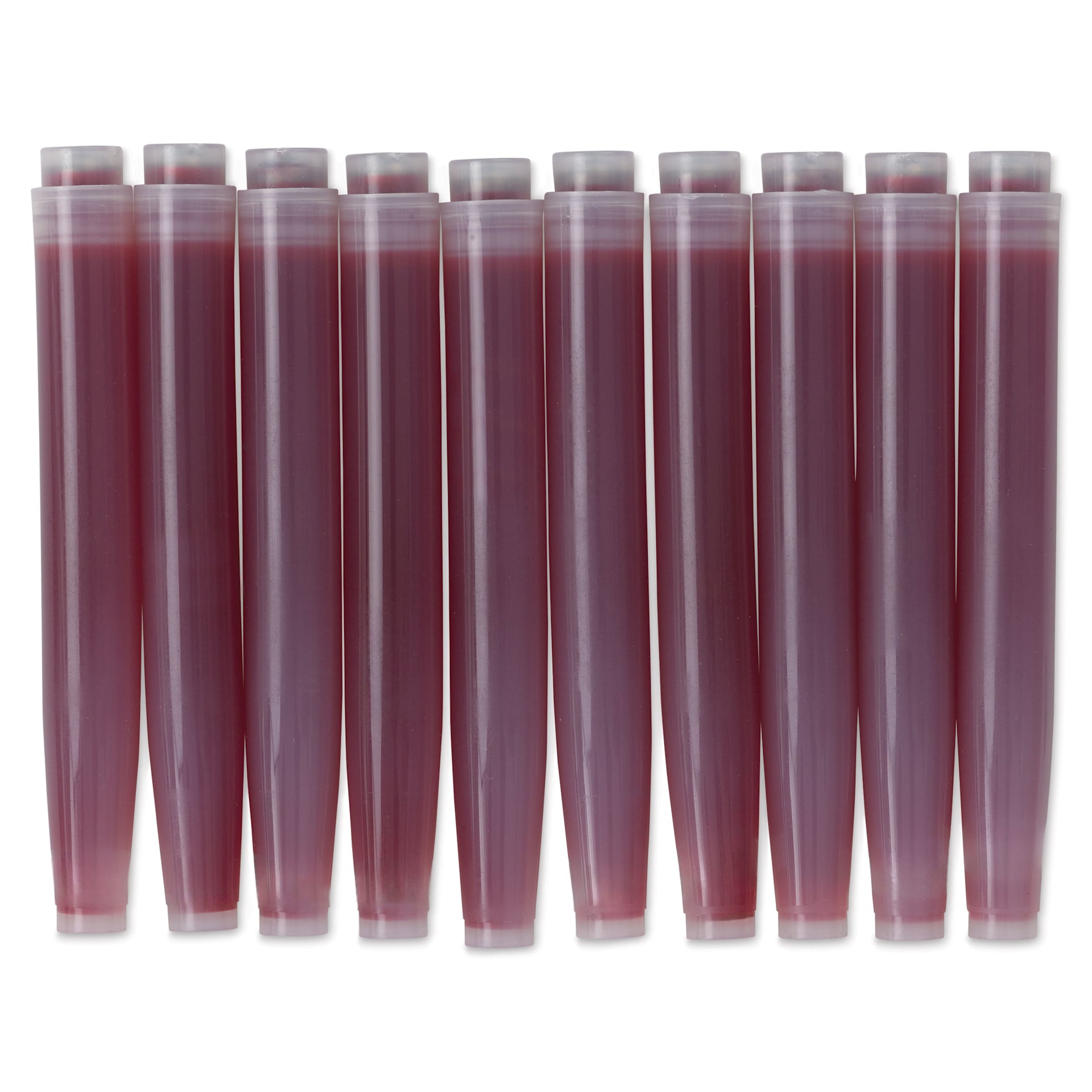 Platinum Pen Ink Cartridges - Red, Pkg of 10