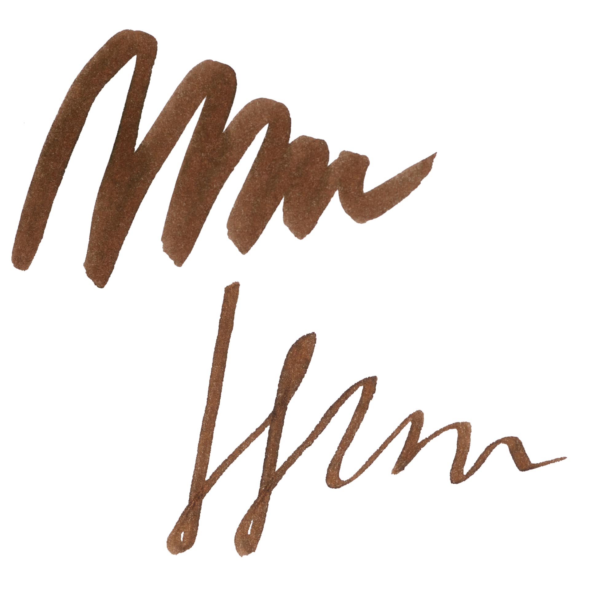 Kuretake Ink-Café Art Nouveau Ink - Mahogany Brown, swatch
