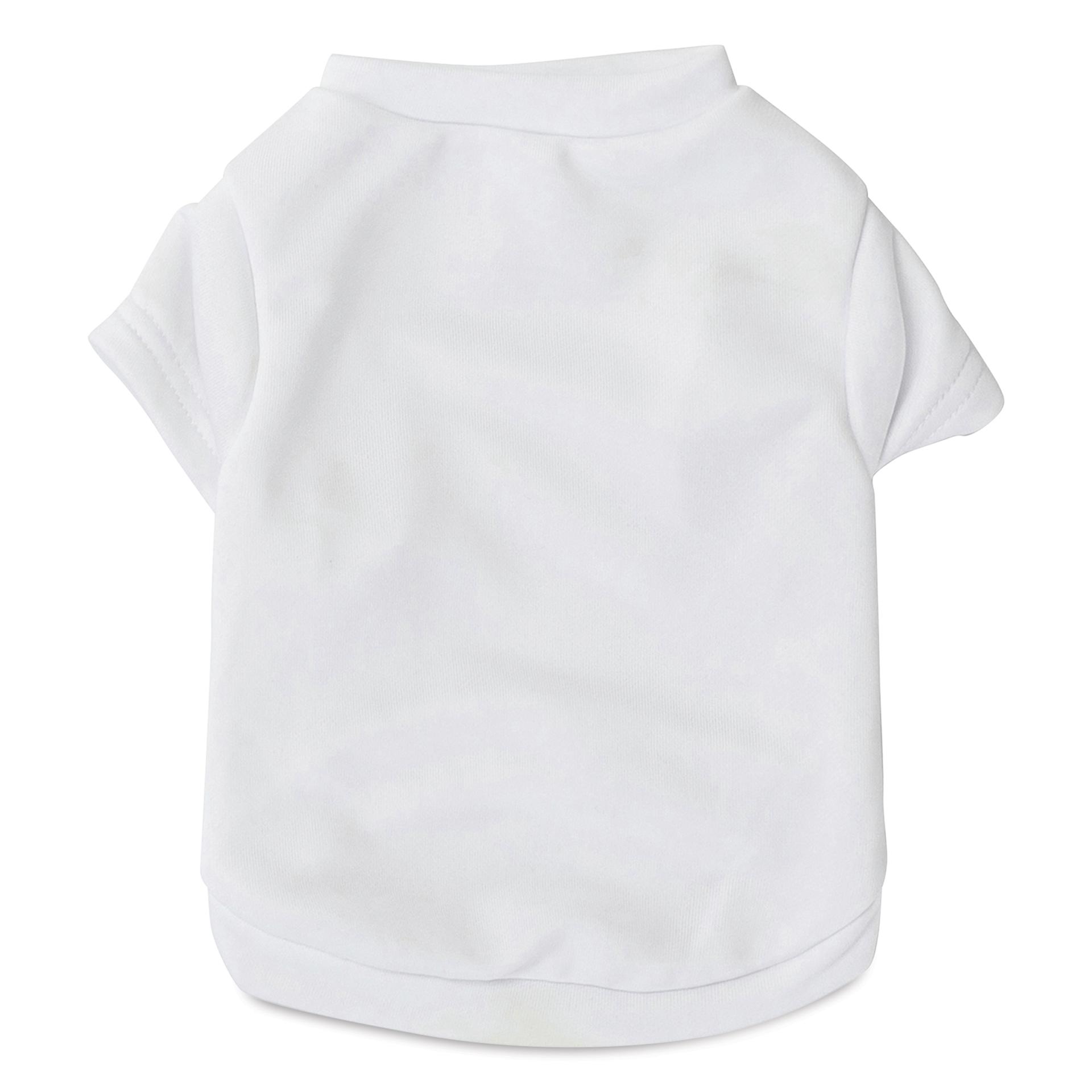 Craft Express Sublimation Printing Pet Product - Pet T-Shirt, Medium, Pkg of 2 (top of blank t-shirt)