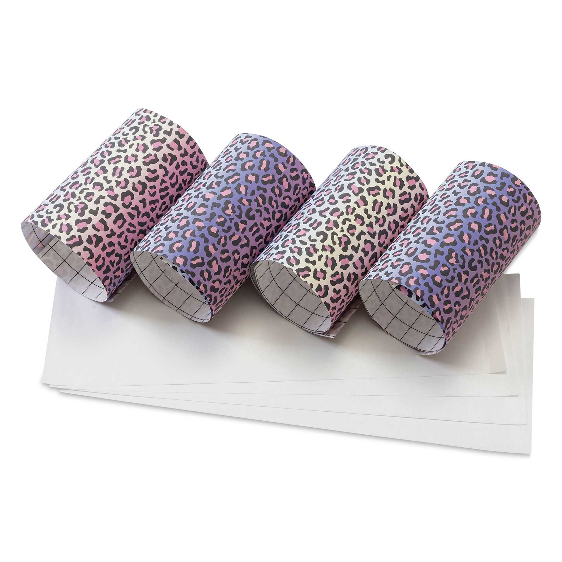 Craft Express Sublimation Pattern Transfer Sheets - Dynamic Leo, 4-1/2" x 12", Pkg of 4