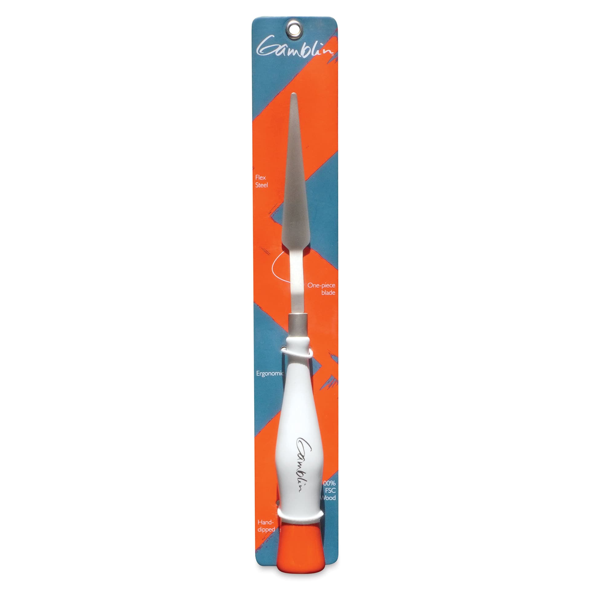 Gamblin Palette Knife - The Robert, Red (in packaging)