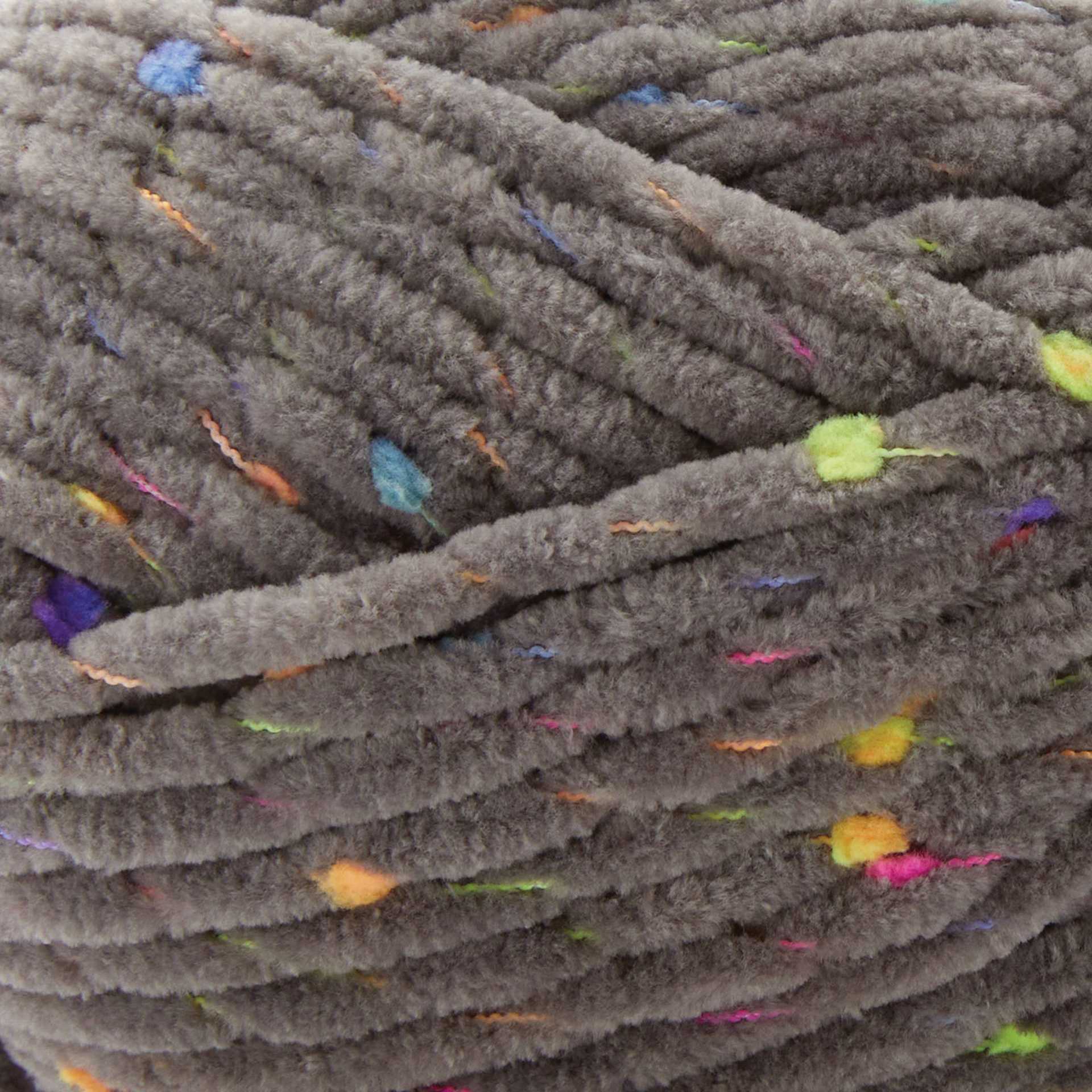 Premier Yarn Parfait Chunky Pom Pom Yarn - Disco Ball, 109 yds close-up