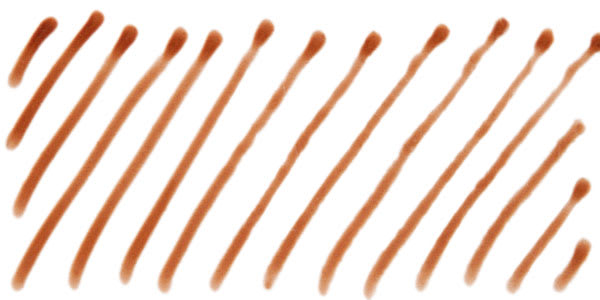 Pebeo Vitrea 160 Glass Paint - Amber swatch