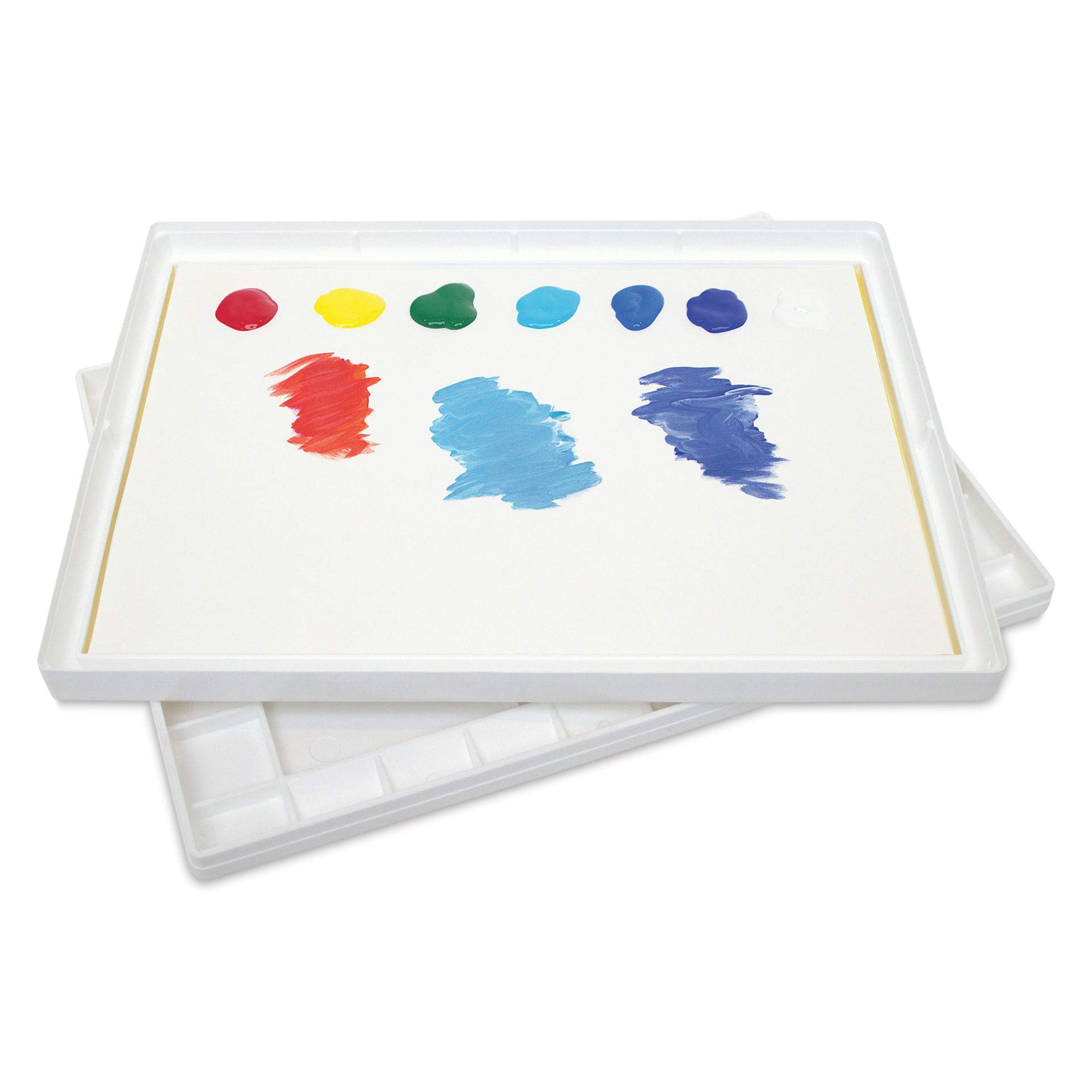 Super Pro Palette - open with assorted paints
