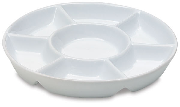 Richeson Round Palette, with 7 Wells