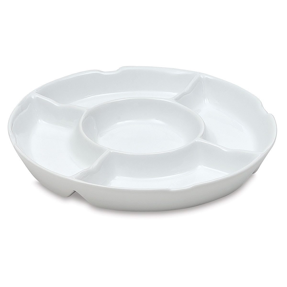 Richeson Round Palette - 1-1/4" x 7-1/4", With 5 Wells