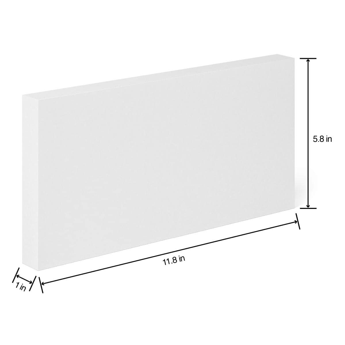 SmoothFoM 11.9" x 5.8" x 1"