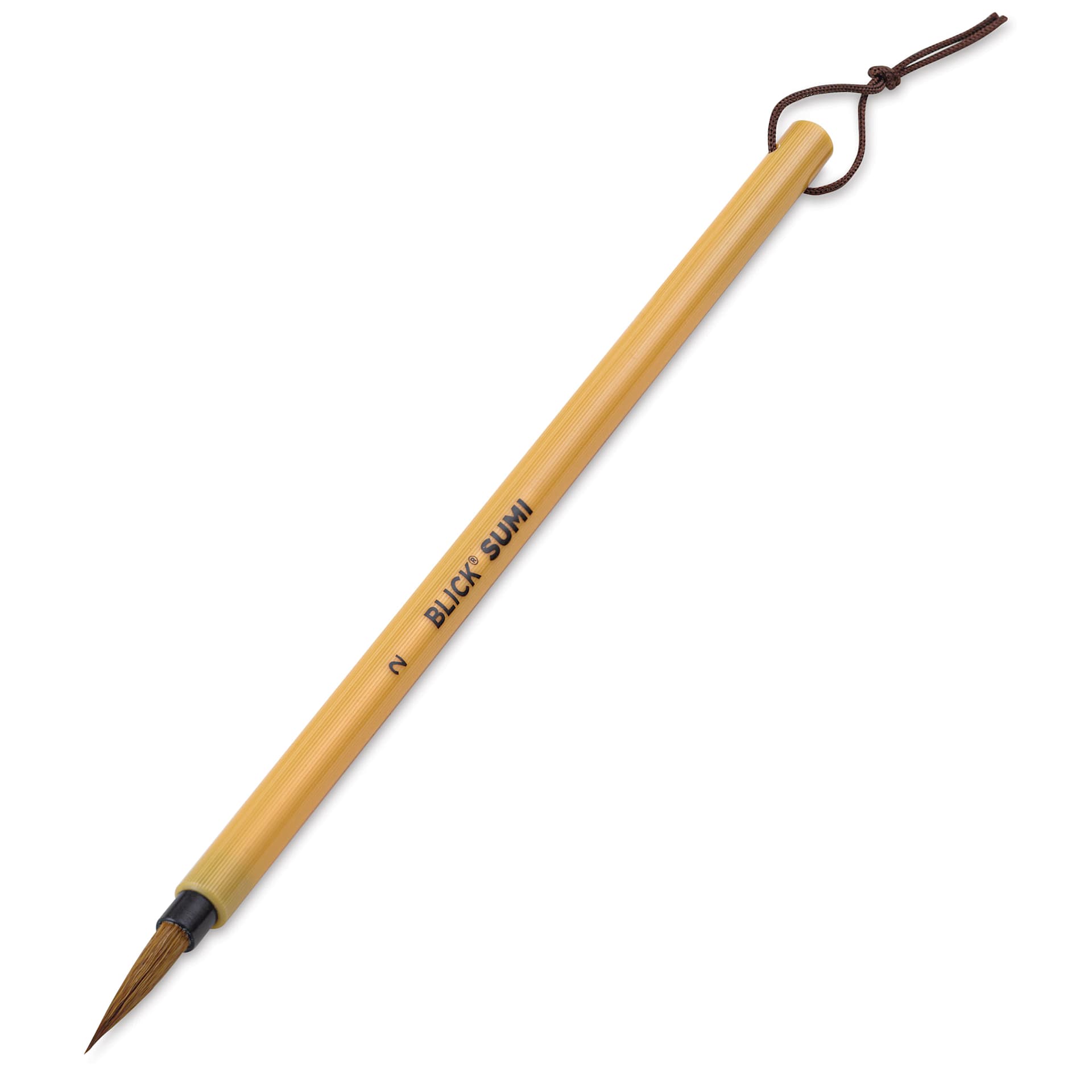 Blick Sumi Brush - Size 2, full brush inclined