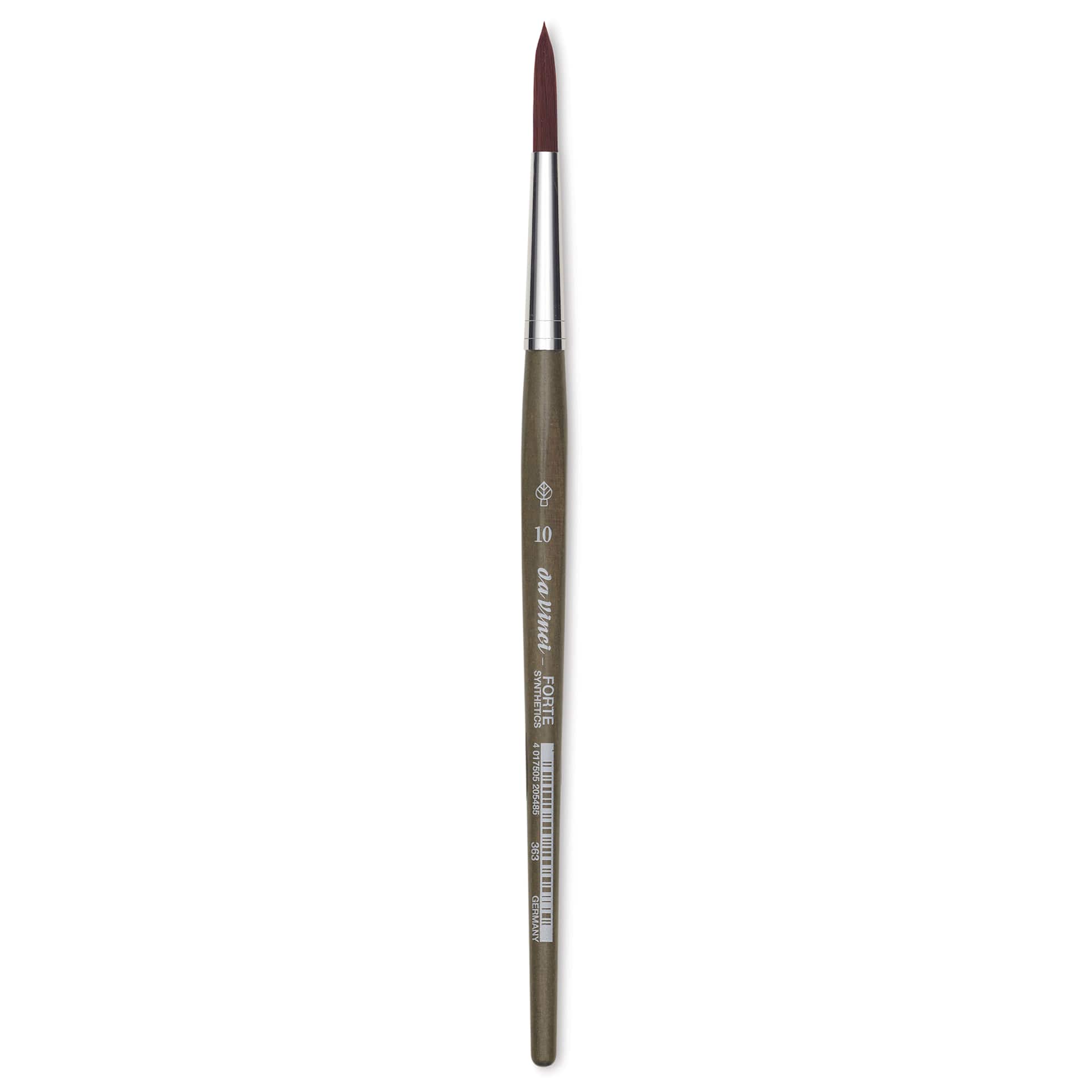 Da Vinci Forte Synthetic Brush - Round, Short Handle, Size 10