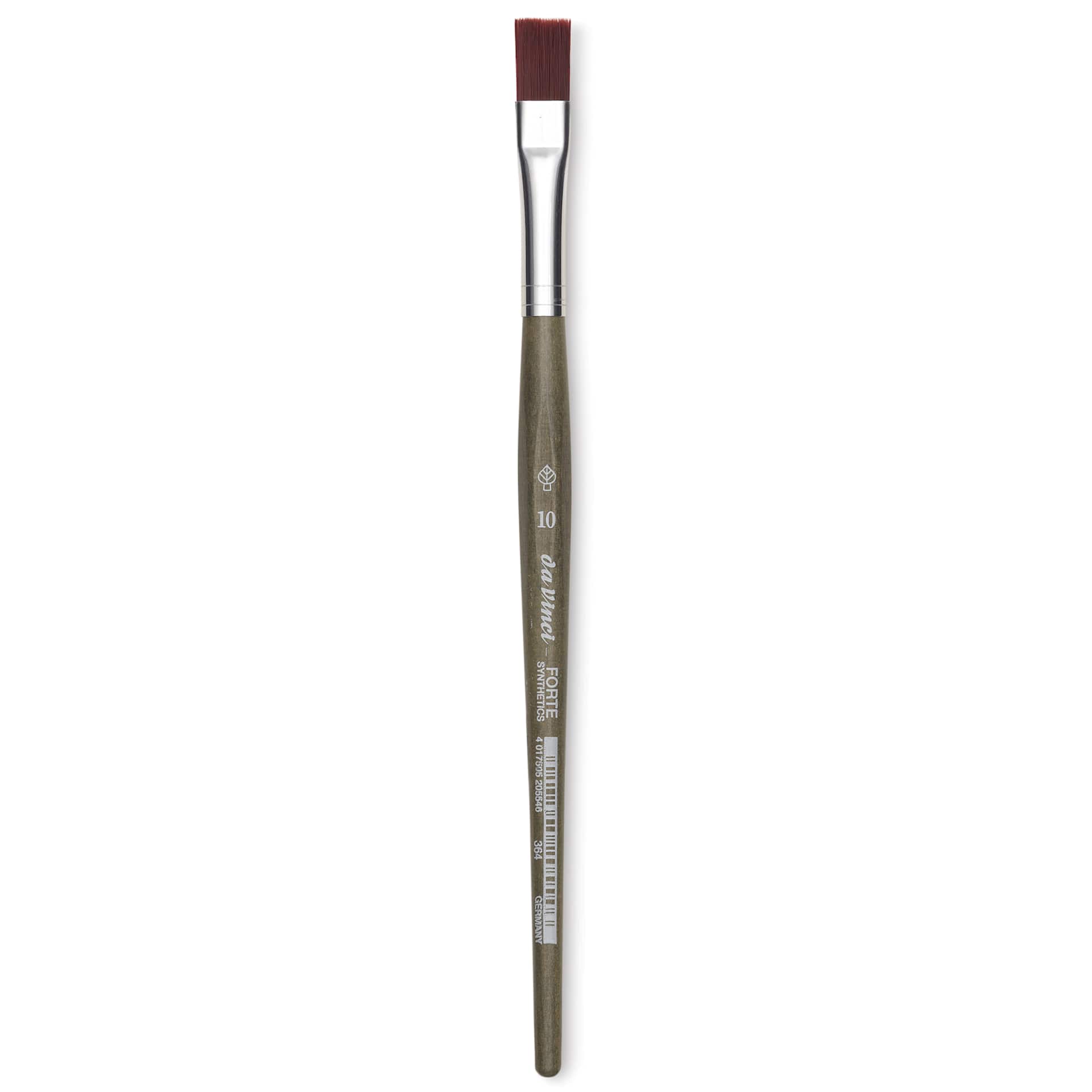 Da Vinci Forte Synthetic Brush - Bright, Short Handle, Size 10