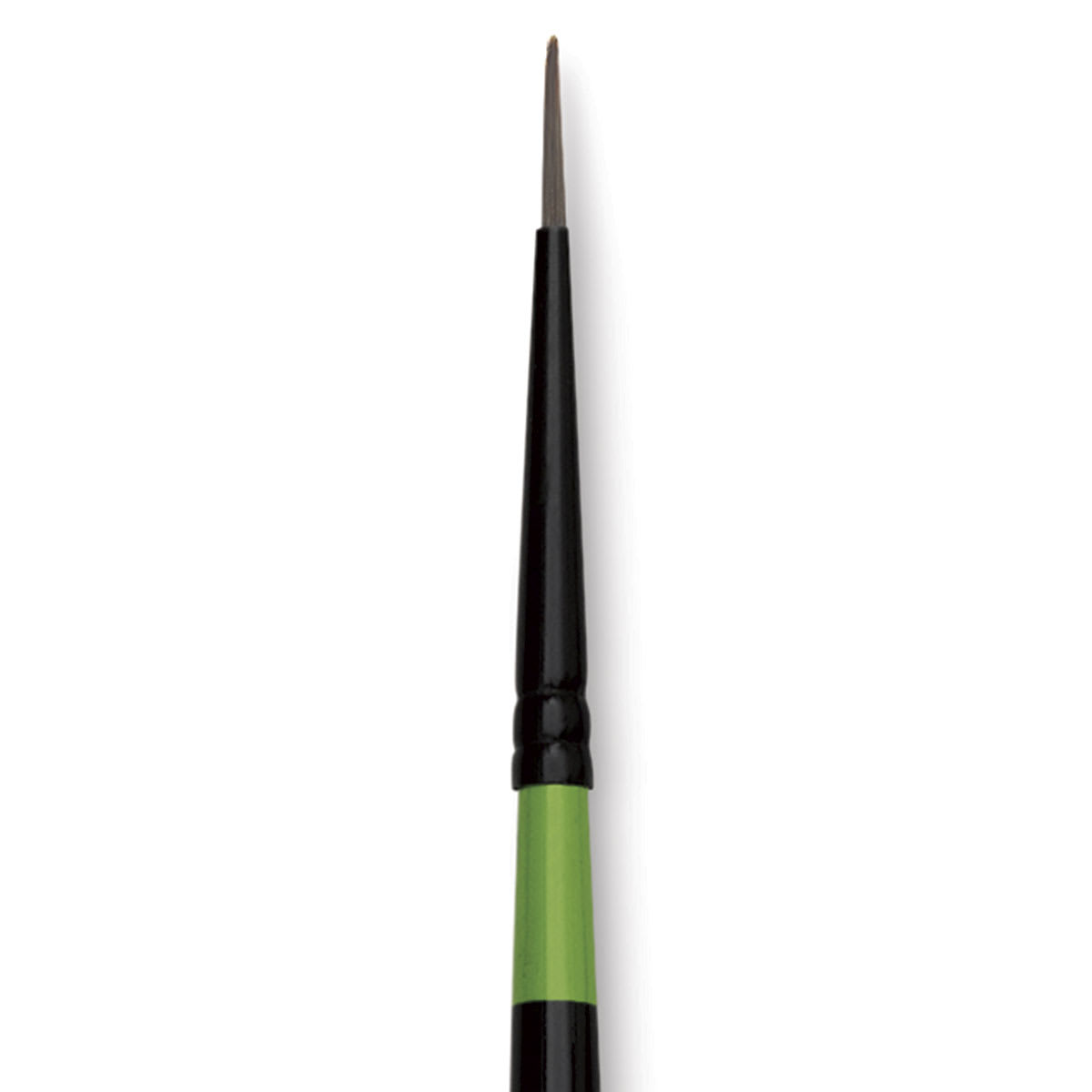 Utrecht Manglon Synthetic Brush-Round, Size 2, Long Handle close-up